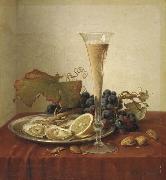 Johann Wilhelm Preyer Grapes oil painting reproduction